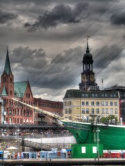 Elbe Hamburg Germany Elbe Hamburg Germany