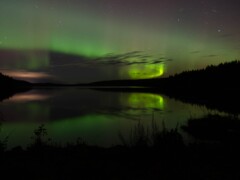 Aurora borealis, Gräsmången, Karlstad, Värmland, Sweden Aurora borealis, Gräsmången, Karlstad, Värmland, Sweden