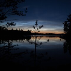 The lake Snaggenässjön near Håboda Dalsland Sweden